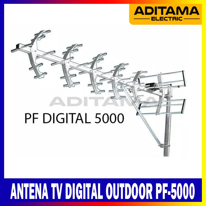 Antena Antena Tv Digital Outdoor Pf Digital 5000/ Pf Antenna Yagi Pf5000