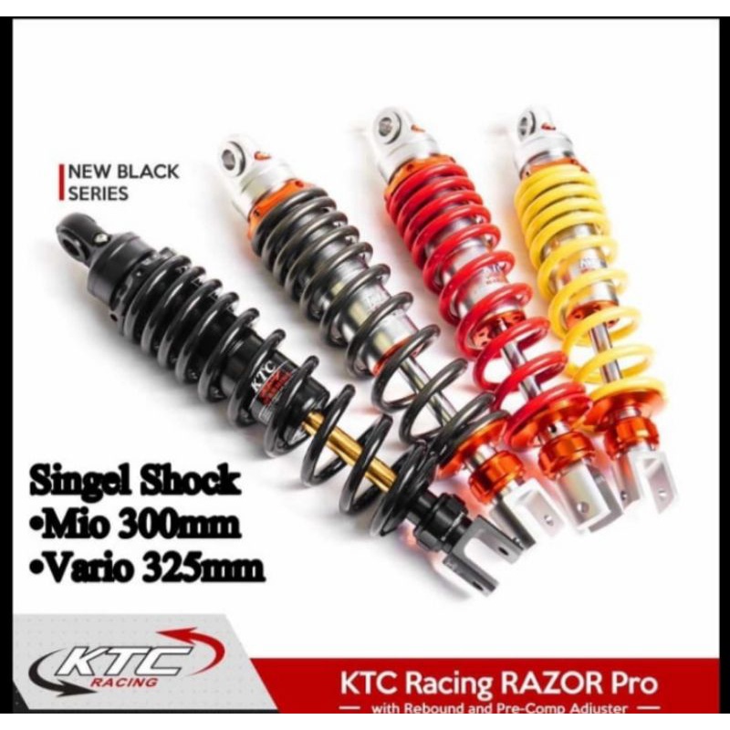 SHOCKBREAKER VARIO/BEAT/MIO KTC RACING RAZOR PRO/SHOCK BELAKANG KTC RACING ORIGINAL RAZOR PRO MIO/VA
