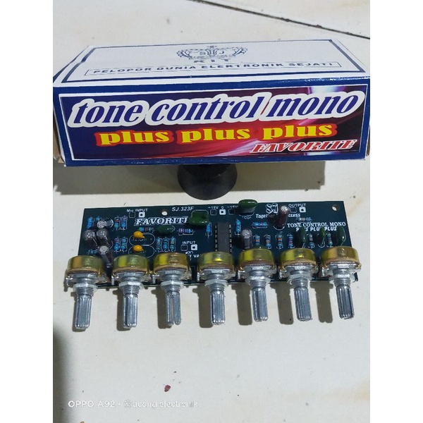 Tone control mono plus plus sub+midle+MIC