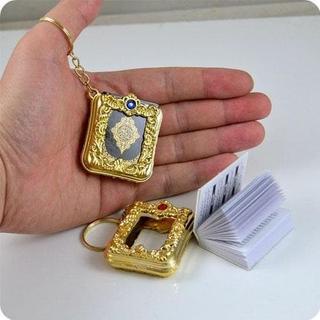 ALQURAN MINI / Gantungan Kunci Keychain /  Souvenir Pernikahan Key Chain Mini Al-quran [MF]