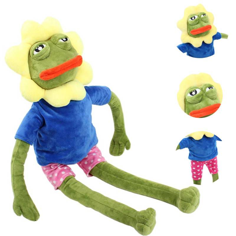 Cuddly 50cm Frog Pepe Sad Frog Mainan Mewah