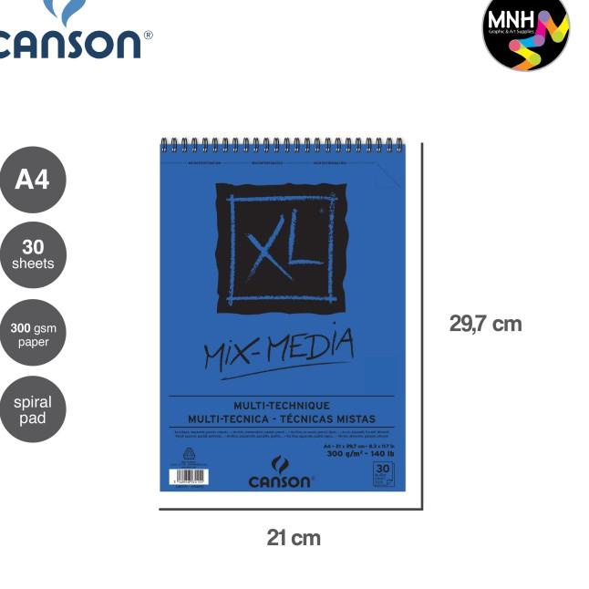 

Drawing Book Canson XL Mix Media 300G A3 - A5 - A4