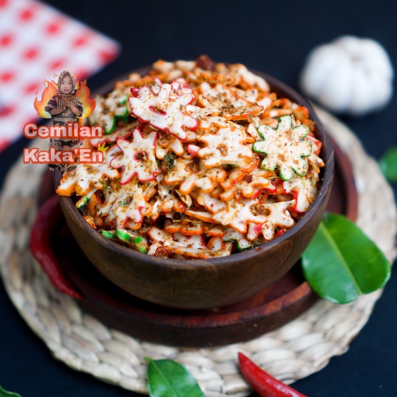 

SEBLAK KERUPUK BINTANG PEDAS DAUN JERUK DAN ORIGINAL DAUN JERUK JAJANAN PEDAS CEMILAN PEDAS