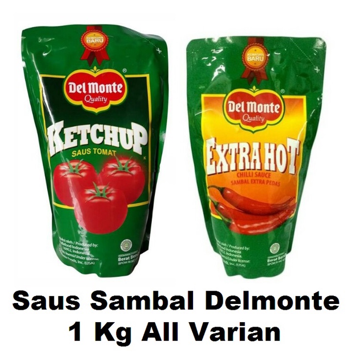 

Delmonte Saus Chili Extra Pedas 1 Kg - Del Monte Sambal Extra Pedas 1 Kg