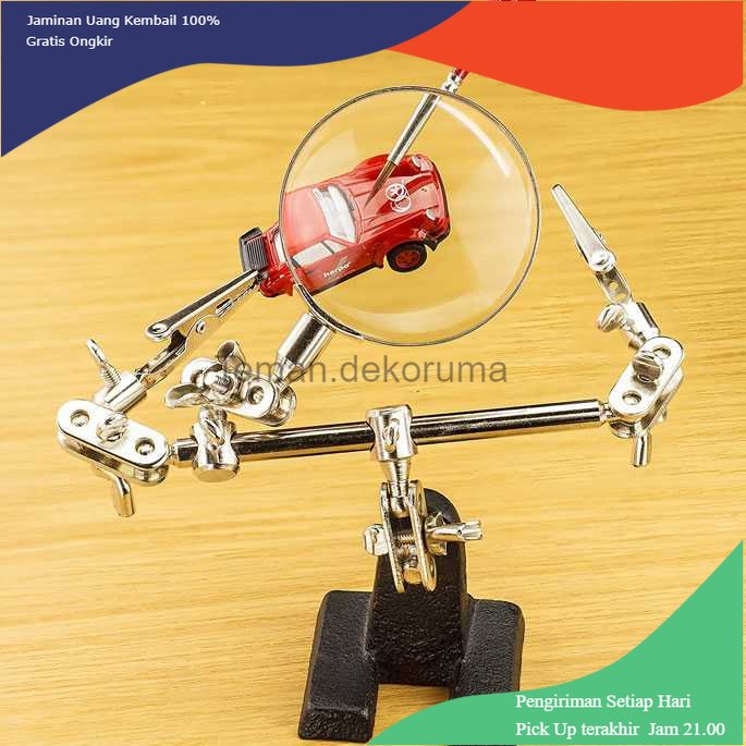 TD-PR2 ZEAST Helping Hand Tool Kaca Pembesar dengan Penjepit - TE-805