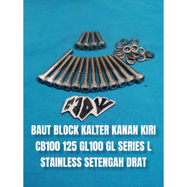 Jual Baut Block Blok Kalter Kanan Kiri Bak Magnet Bak Kopling Cb Gl Gl Series L