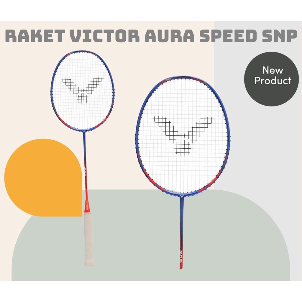 Raket Badminton Victor AuraSpeed SNP Original Raket Victor