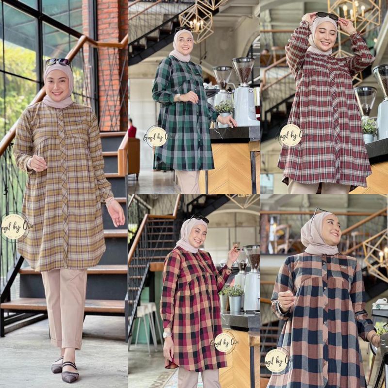 READY ATASAN PREMIUM AUDREY 5 COTTON FLANEL PREMIUM IMPORT ORIGINAL GAGIL FASHION BY OVA BUSUI WUDHU