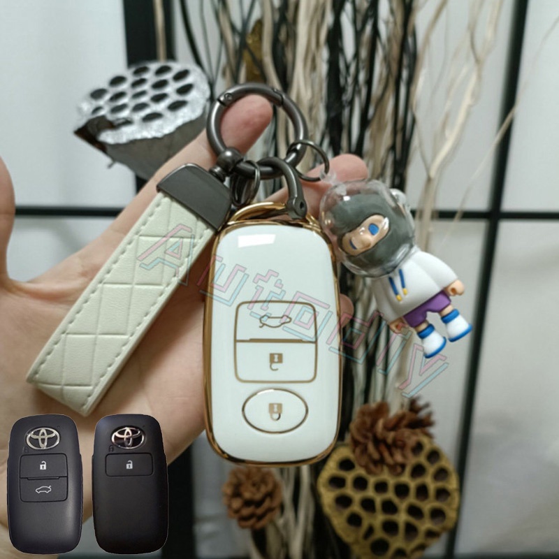 Toyota Casing Kunci Remote Mobil - Toyota RAIZE / ROCKY / AVANZA New 2022 / Xenia New 2022 / Veloz 2022