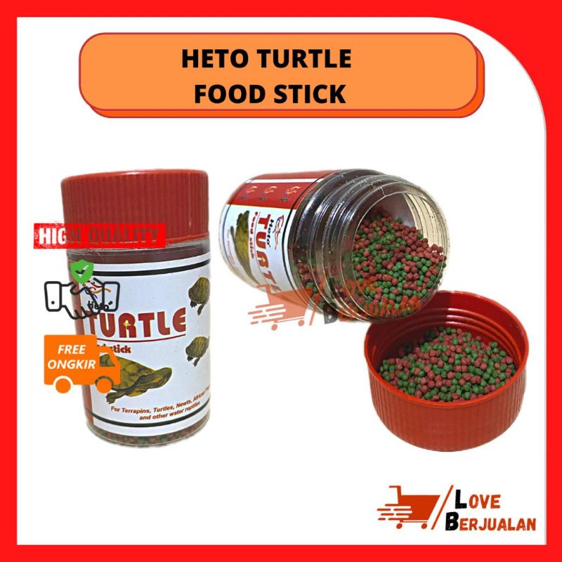 HETO TURTLE 70GR PAKAN KURA KURA BRAZIL AIR