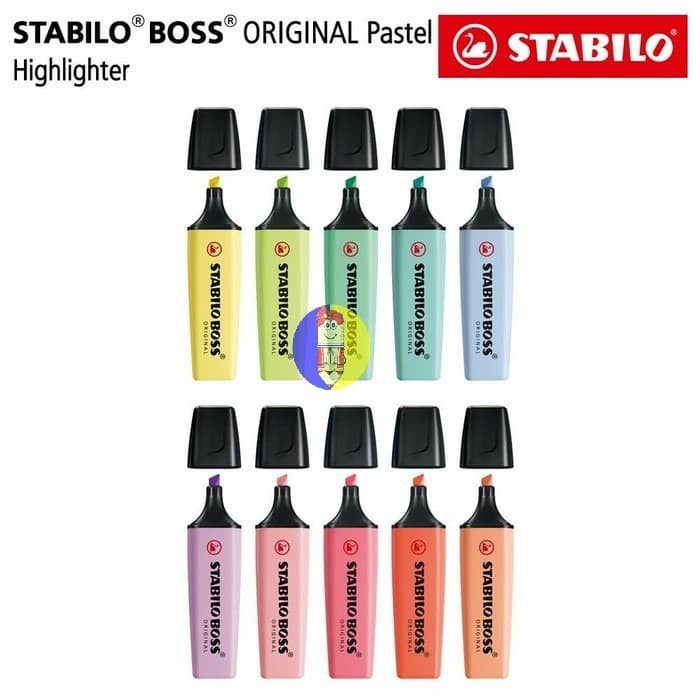 

Stabilo Set 10 - Boss Pastel Edition All / Highlighter Original 10 Pcs [Populer]