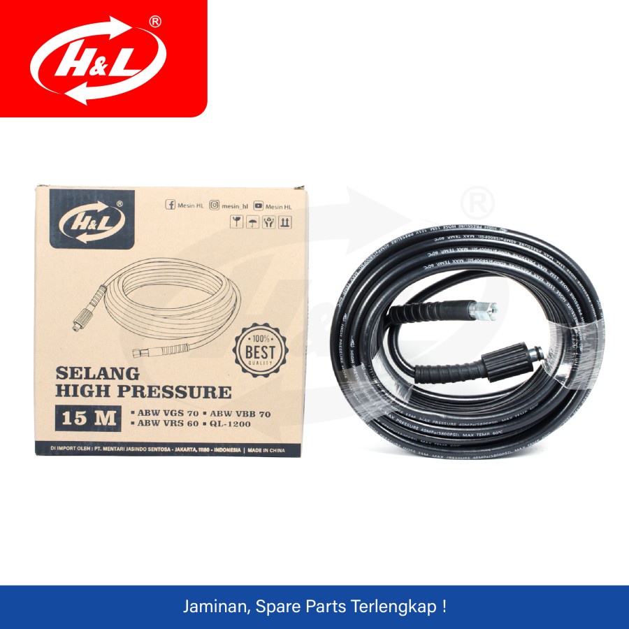 Selang Jet Cleaner Laguna 70 dan VICI PWC70 / 10M / 15M / 20M / 25M