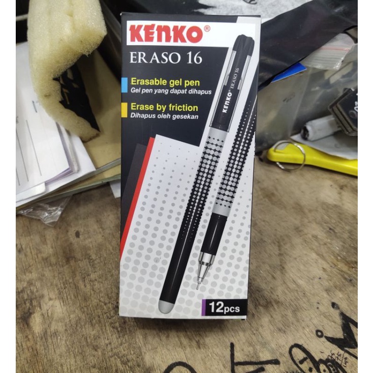 

pulpen KENKO Eraso16 gel pen yang dapat dihapus -isi12pcs(1pack)