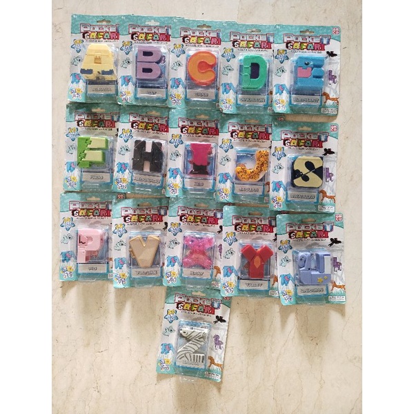 pocket safari emco A B C D animal pocket safari mainan edukasi anak