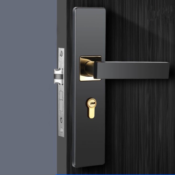 Kunci Pintu Set Alumunium Komplit Lockset Gagang Pintu Kantor Rumah Door lock