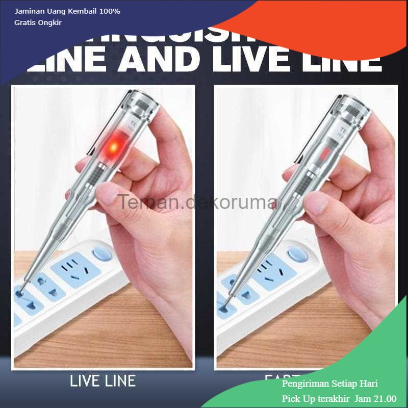 TD - PR2 BSIDE Voltage Test Pen Pendeteksi Aliran Arus Listrik 12-240V - BS250
