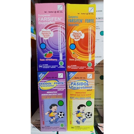 Fasidol Forte Farsifen Sirup Demam Anak