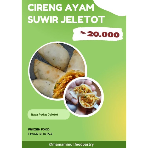 

PROMO Cireng Ayam Suwir Pedes Jeletot Aroma Jeruk