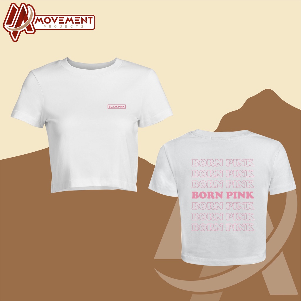 [PREMIUM] CROP TOP - BORN PINK BLACKPINK WORLD TOUR 2022 VER.1