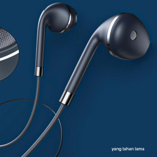 TACOO Earphone Wired Kabel Headset In-Ear Deep Bass - Hijau