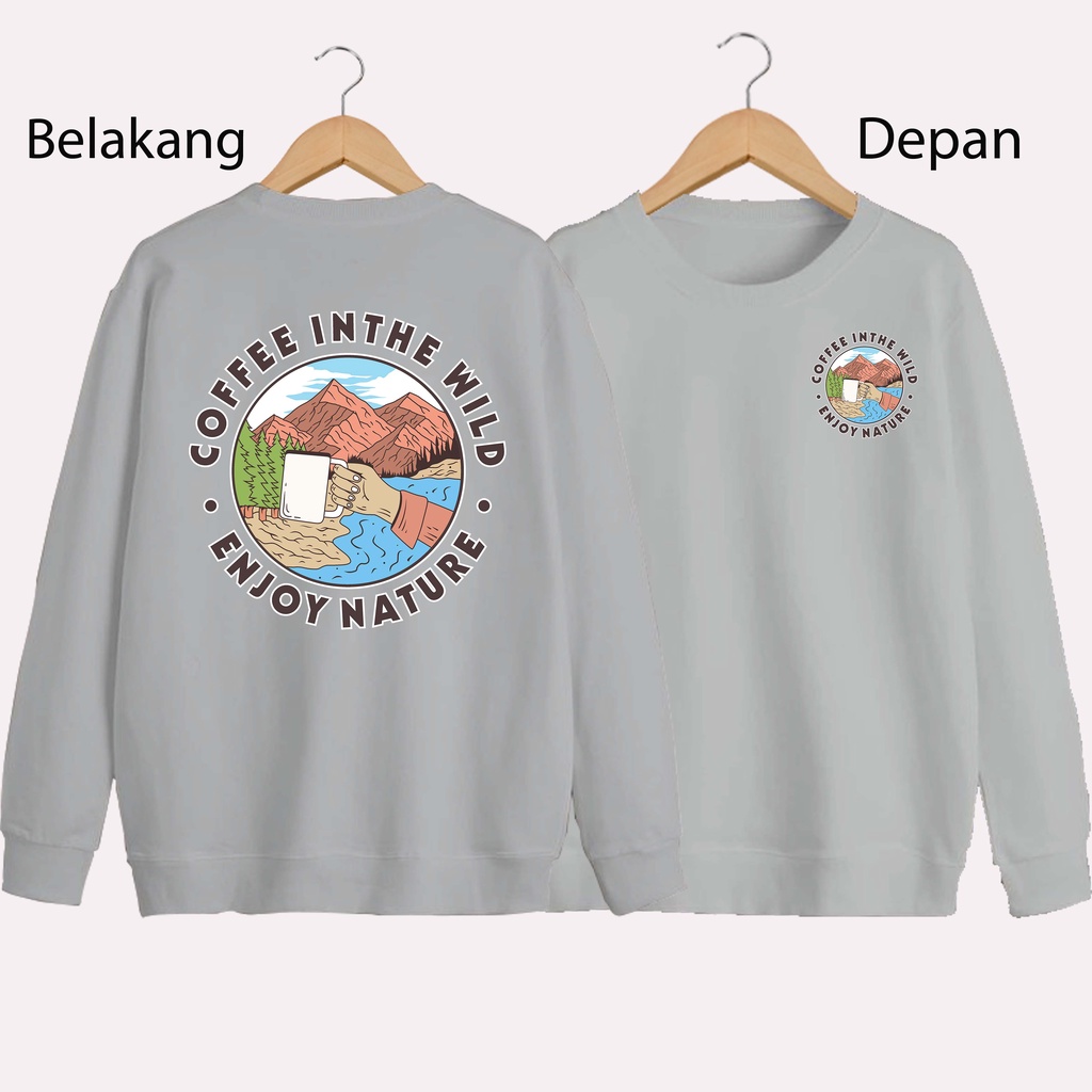 SWEATER UNISEX DB COFFE PRIA DAN WANITA  SWEATER JUMBO