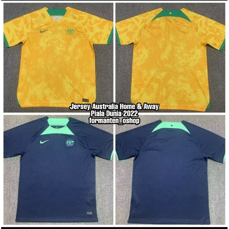 Jersey Australia Home Away Piala Dunia 2022