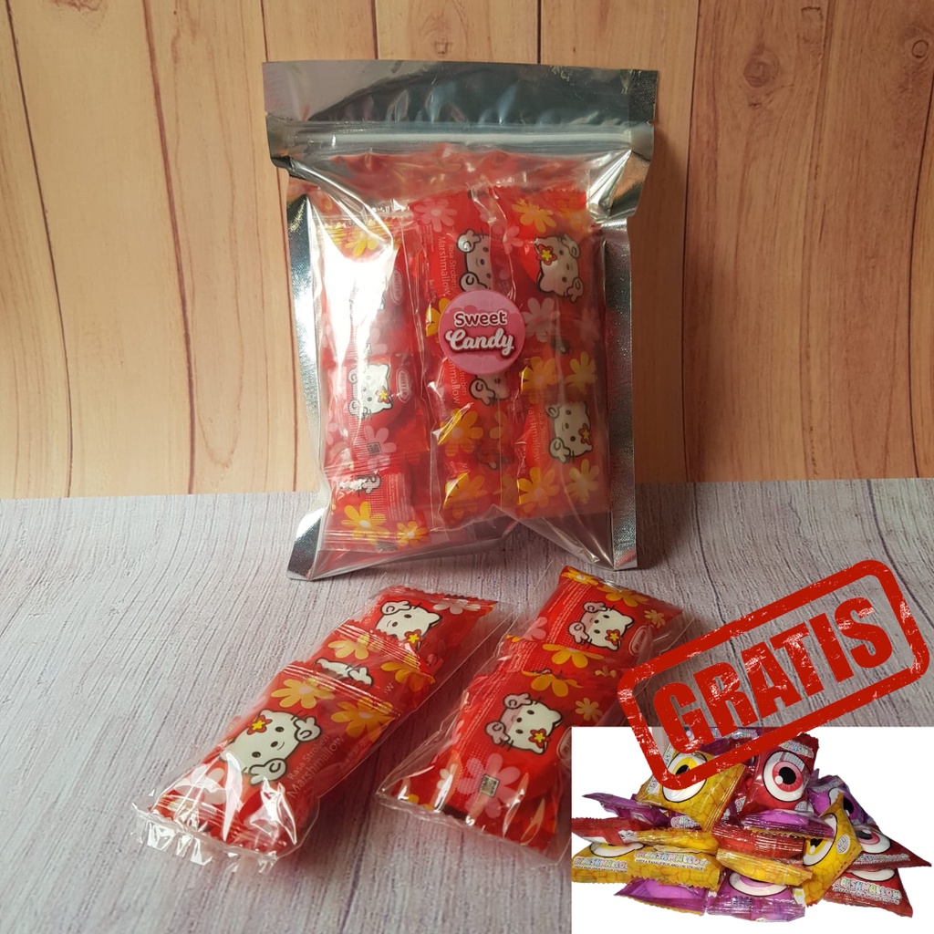 

paaket permen | permen canndy sweet | permen murah | permen squid game | permen viral | 1 pouch isi 10 permen , gratis 4 permen marsmellow , gratis 4 permen marsmellow