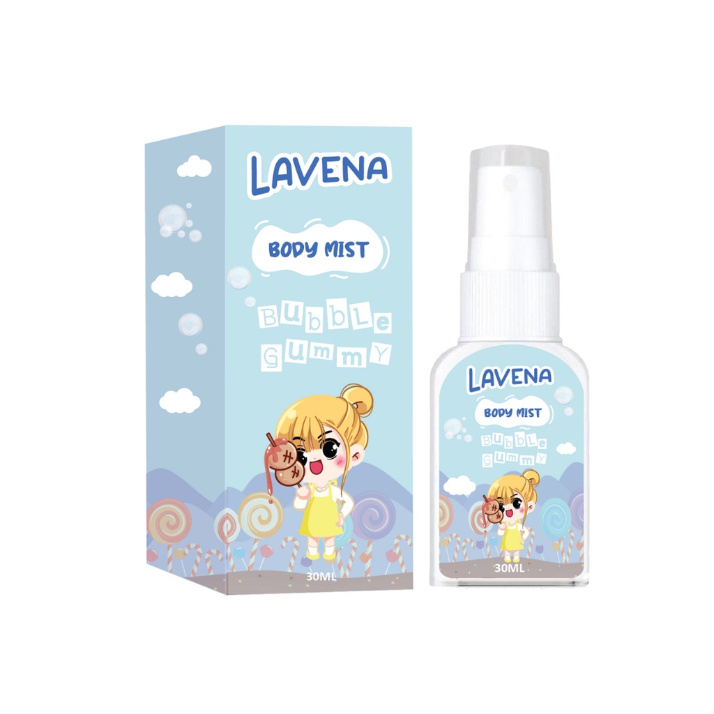 LAVENA BODY MIST 30ML / PEWANGI BADAN - BPOM