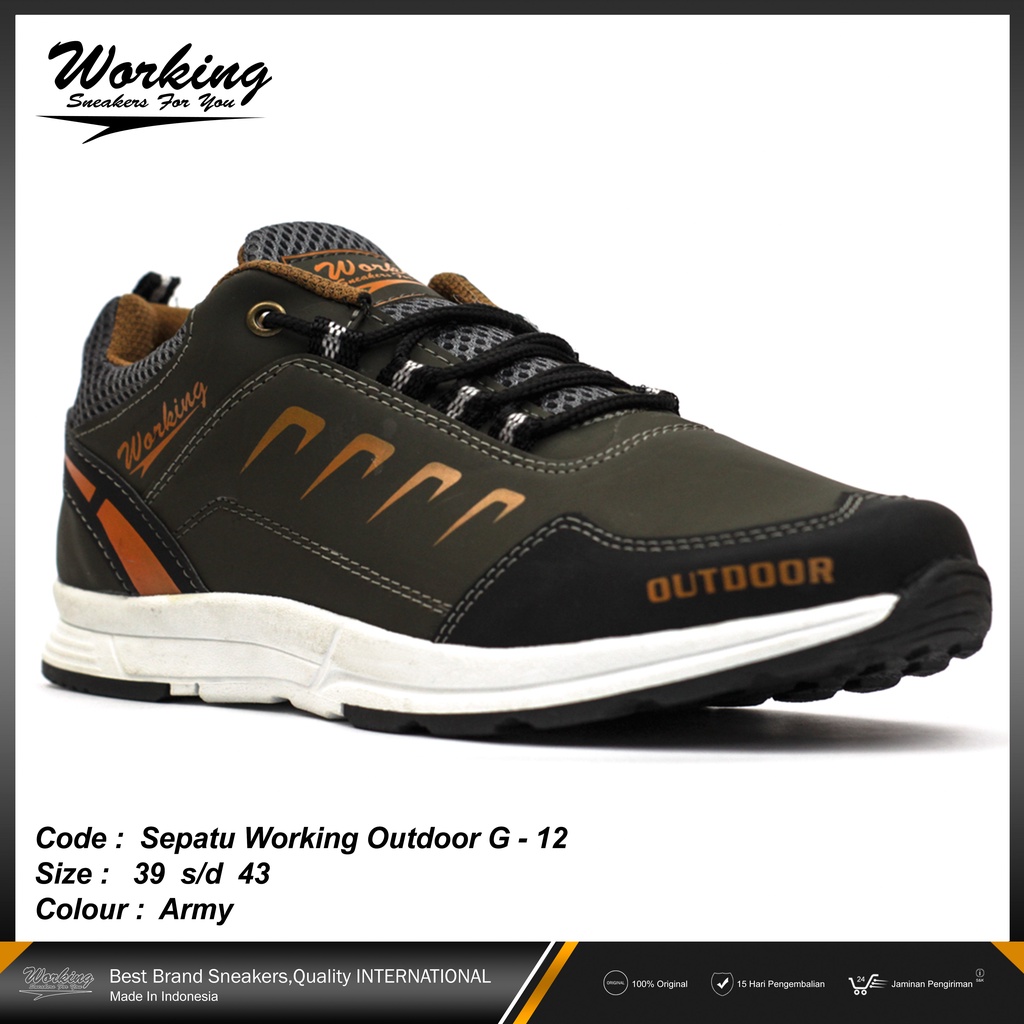 Working Sneakers For You Sepatu Kasual Sport G-12