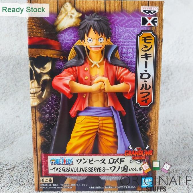 Banpresto One Piece DXF Grandline Series Wano 4 Luffy Figure Japver