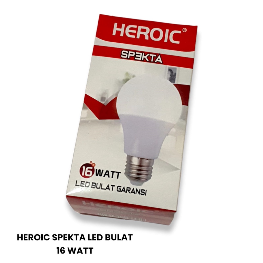 Lampu Led 16 Watt Heroic Spekta Bulb Bergaransi