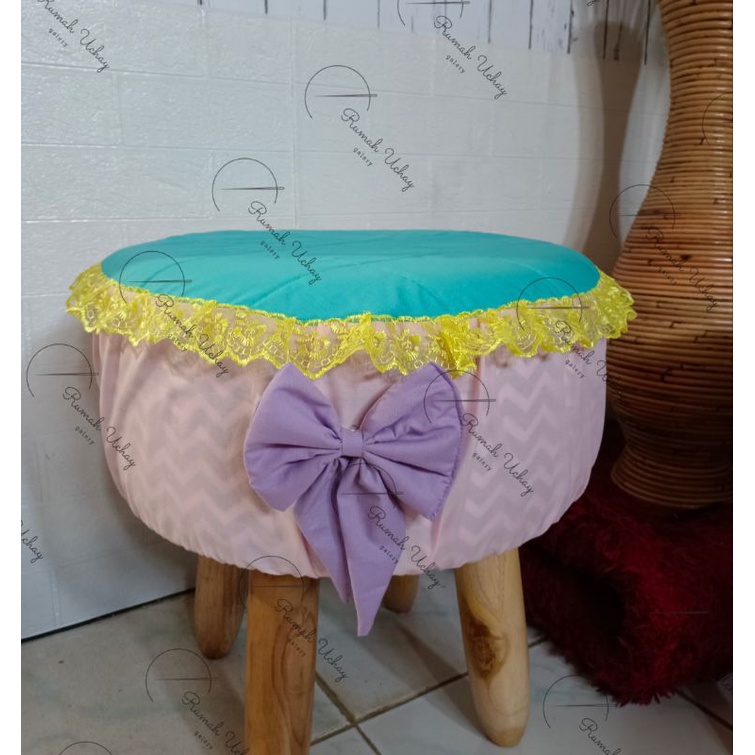 cover stool shabby