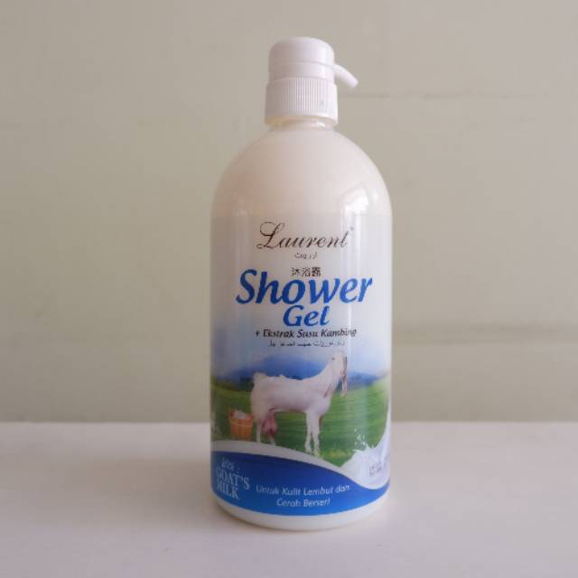 LAURENT Shower Gel Goat's Milk (Sabun Susu Kambing) 1000ml