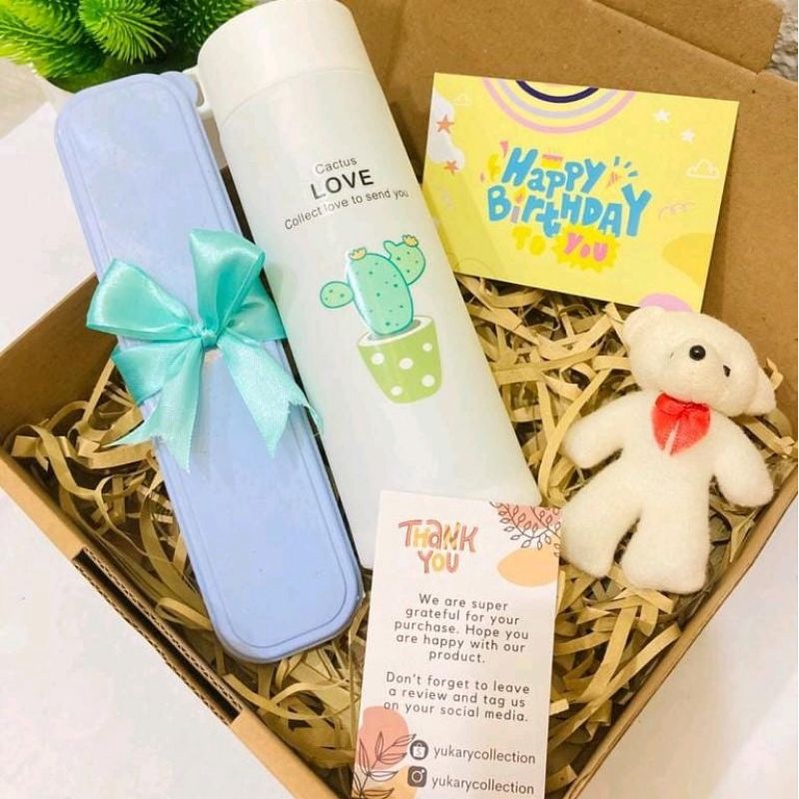 

Hampers Gift Box Botol minum / Hadiah Ulang Tahun / Kado Ulang Tahun
