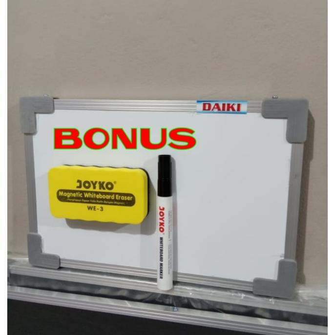 

TERLARIS Whiteboard DAIKI Magnetic Uk 20x30 Cm /ALAT TULIS AESTHETIC/ALAT TULIS SEKOLAH/ALAT TULIS SET/ALAT TULIS LENGKAP/ALAT TULIS ANAK/ALAT TULIS LUCU