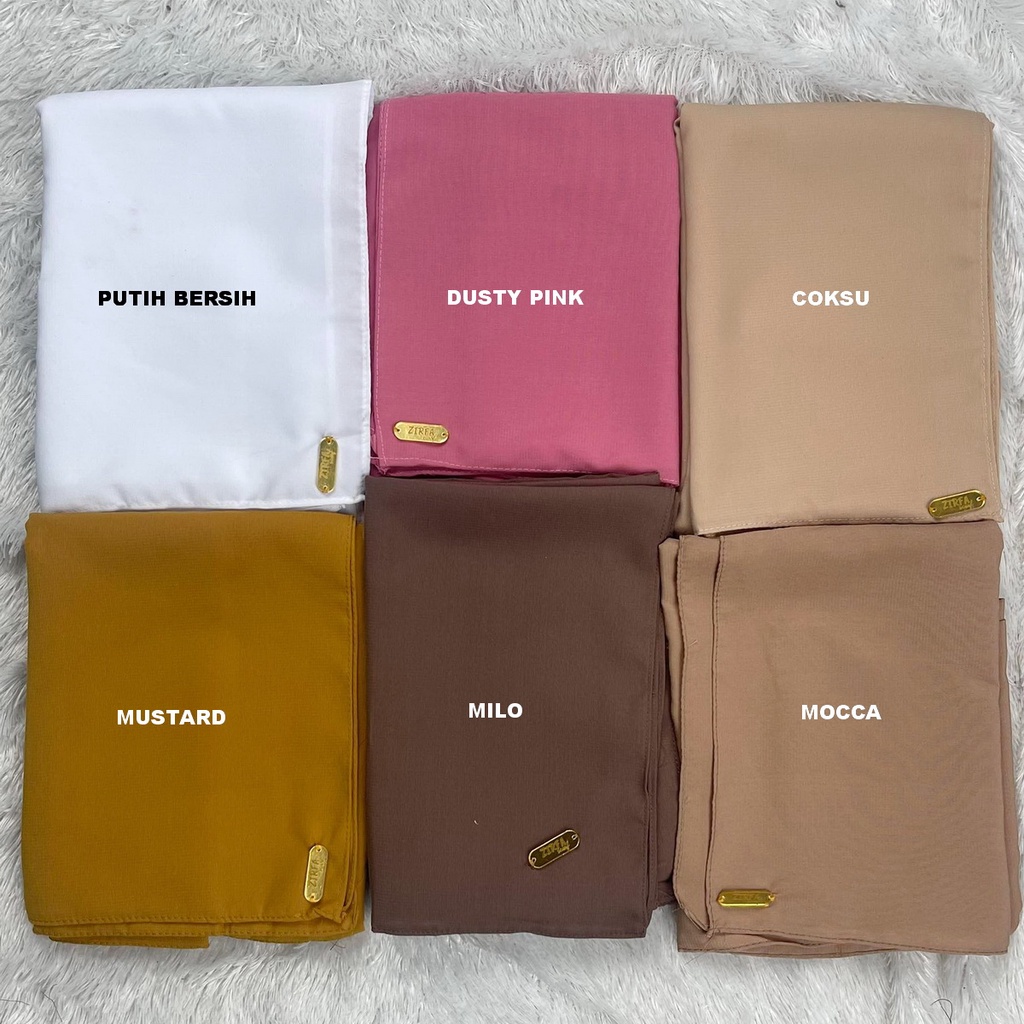 Hijab Segi Empat 130 x 130 Wolfis Premium by Zirfa Scarf