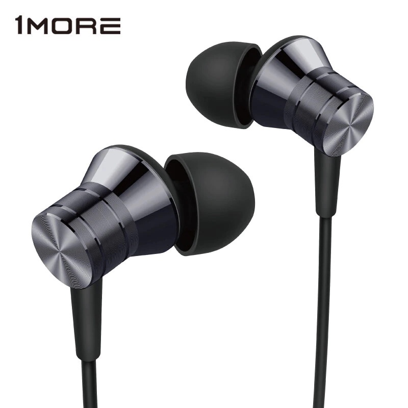1More Piston Metal Stereo Earphone with Mic - E1009 (Original)