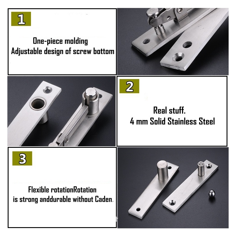 【Stainless Steel】Engsel Swing Putar Pintu/Engsel Pivot Pintu/Pintu Kayu Engsel/Engsel Pintu Putar