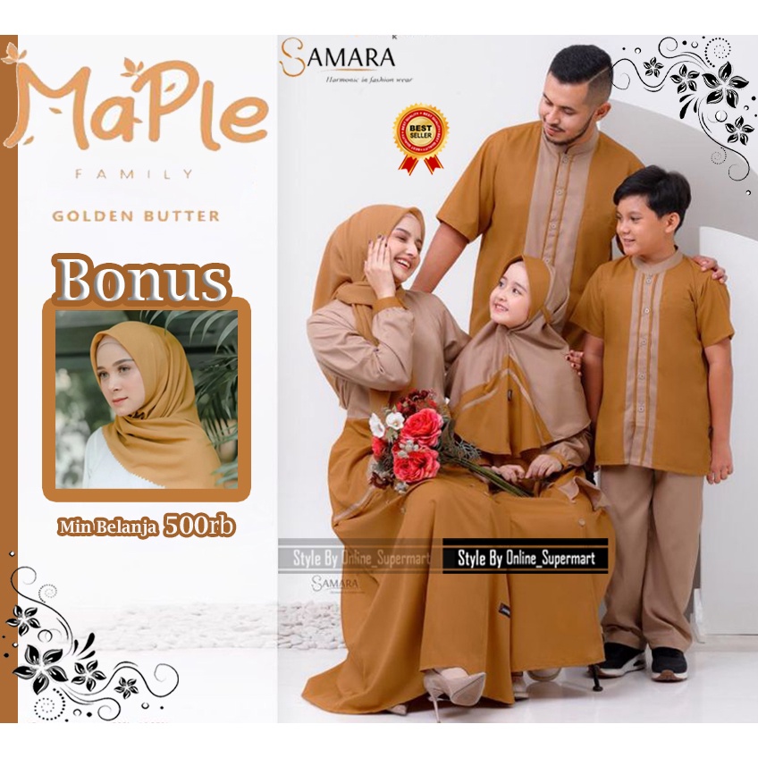 Sarimbit Couple Keluarga terbaru Maple Gold  2023