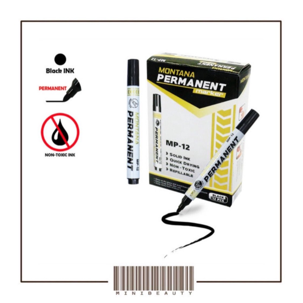 

spidol montana round tip marker permanen 1 pcs