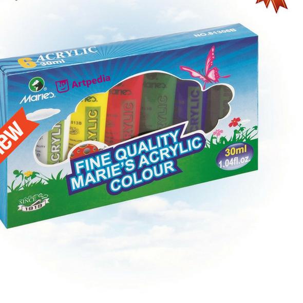 

Maries Acrylic Color Fine Quality Set 6 / Cat Akrilik Maries 81306B