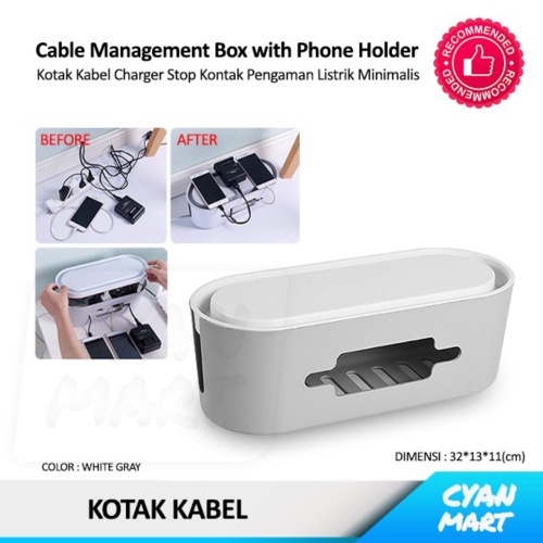 Dijual Kotak Kabel Listrik Cable Box Organizer Wire Pengaman Stop Kontak Berkualitas