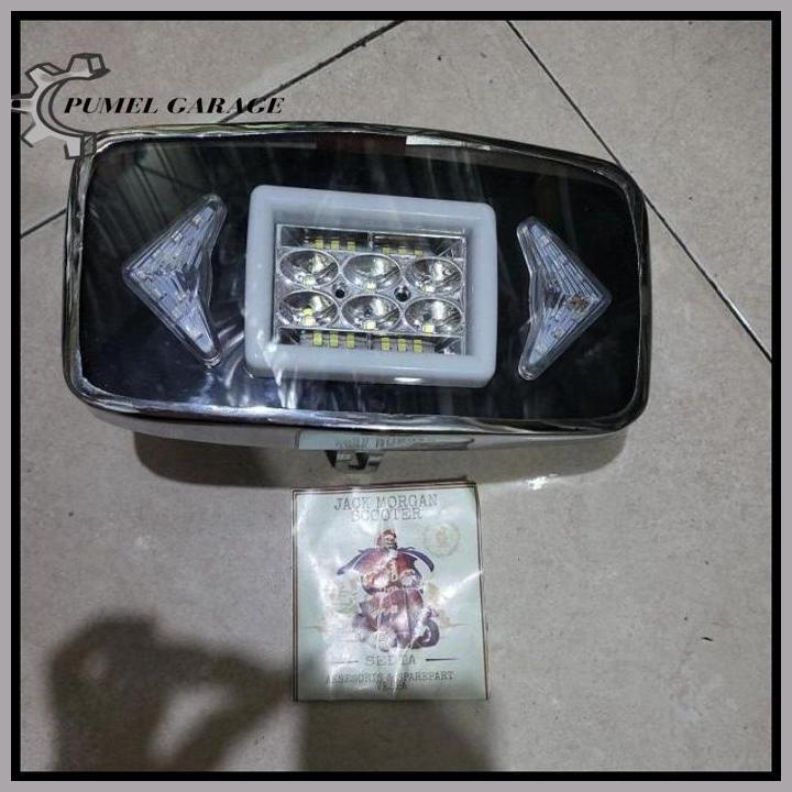 Lampu Depan Daymaker Vespa Excel Termurah
