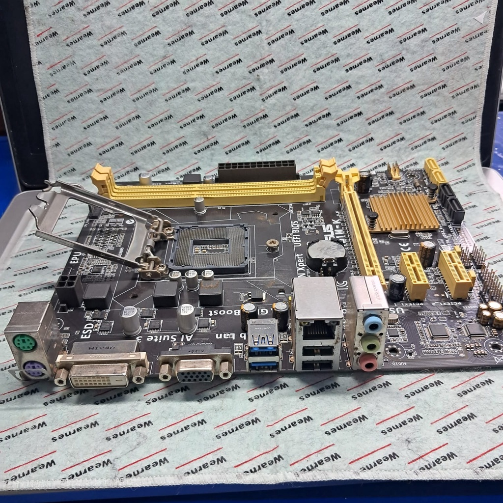 Jual Motherboard ASUS H81MK ddr3 Support i3/i5/i7 copotan CPU Shopee Indonesia