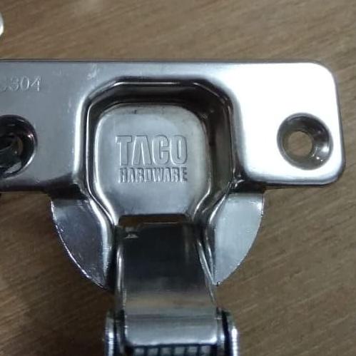 engsel sendok (Stenlis 304) engsel taco Slowmotion - Set Bengkok