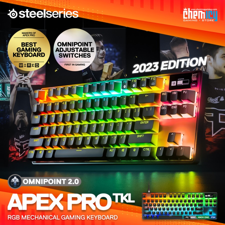 Steelseries Apex Pro TKL 2023 Wired Mechanical Gaming Keyboard