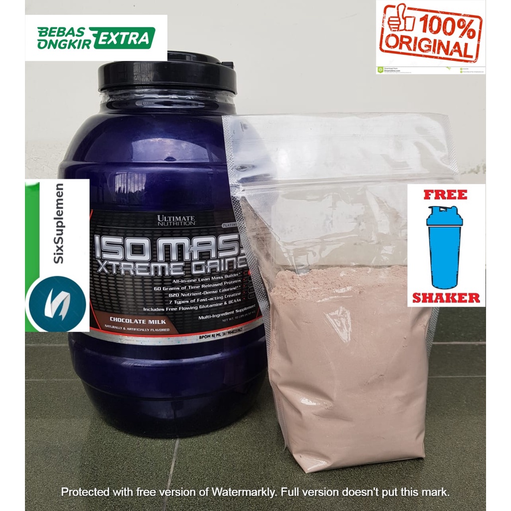 (Bonus Sample/Shaker) Iso Mass Xtreme Gainer 1 Lbs (450 gram)