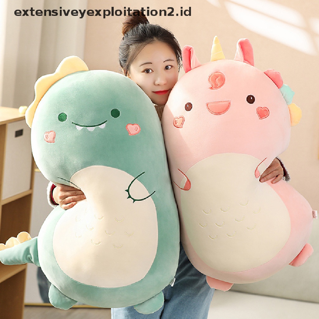 Mainan Boneka Bantal Stuffed Plush Hewan Dinosaurus / Singa Kawaii