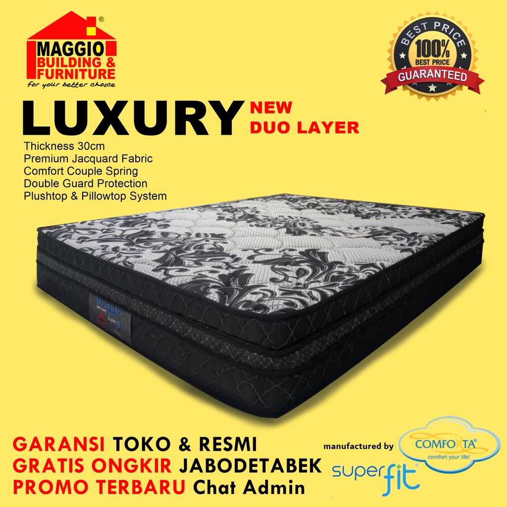 KASUR COMFORTA MAGGIO LUXURY - COMFORTA SPRINGBED