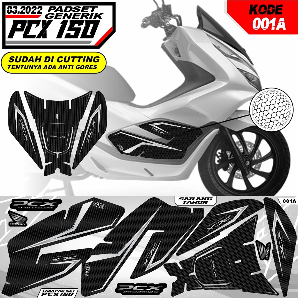 Sticker Tankpad Sidepad Full Set Honda Pcx 150 ALL HONDA PCX 150 KODE 001